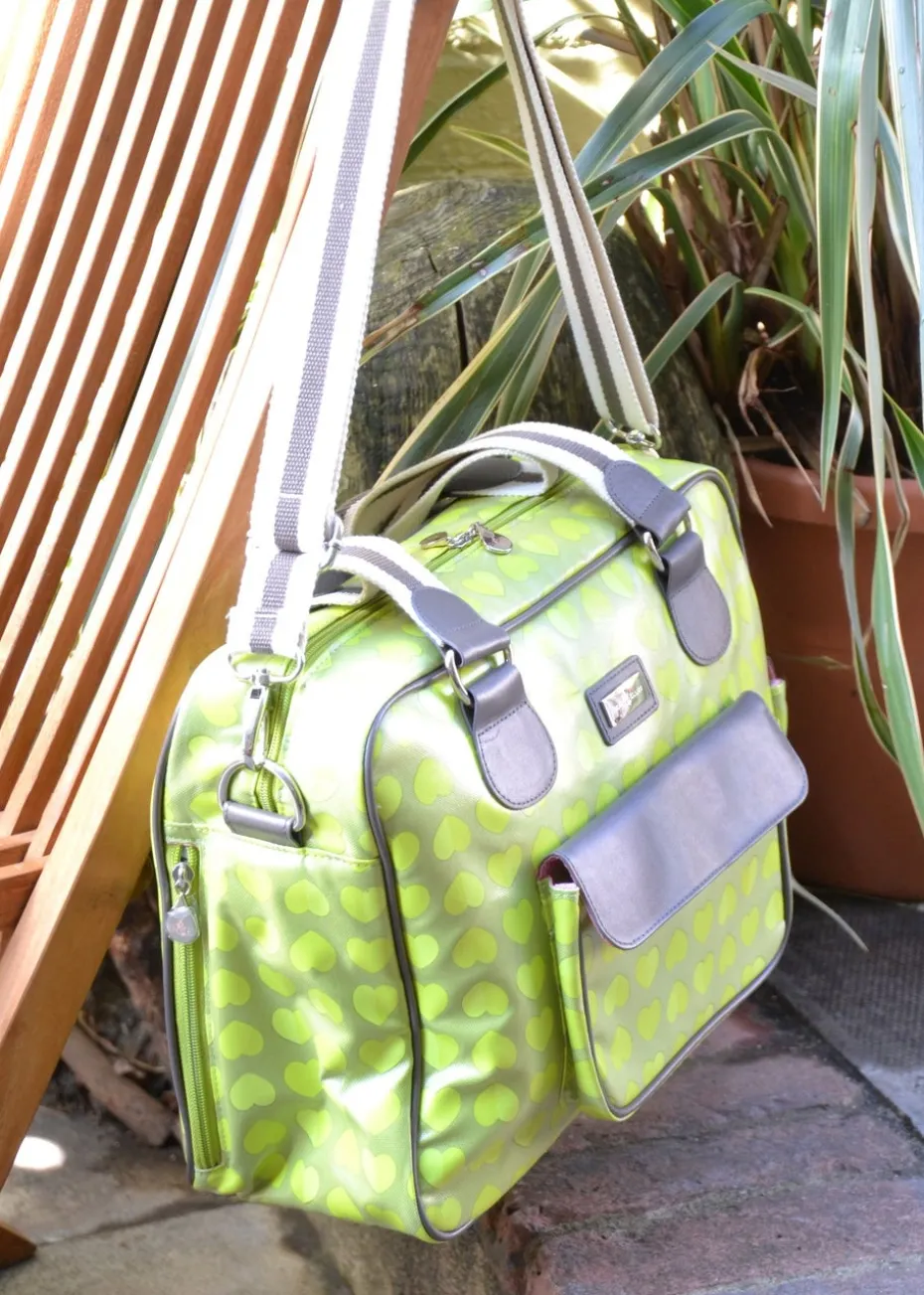 Beau & Elliot Lime Baby Changing Bag - Confetti