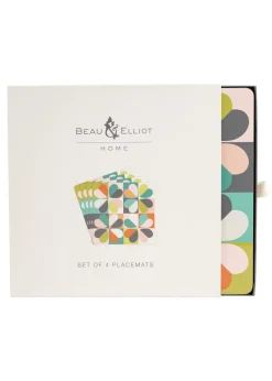 Beau & Elliot Multi Carnaby Placemats Bloom in Box Set of 4