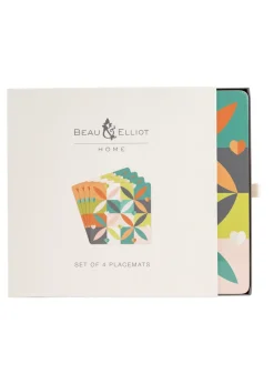 Beau & Elliot Multi Carnaby Placemats Petal in Gift Box set of 4