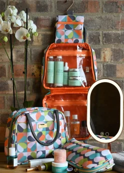 Beau & Elliot Multi Coloured Carnaby Travel Wash Bag Bloom