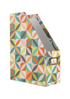 Beau & Elliot Multi Coloured Carnaby A4 Magazine Holder Petal