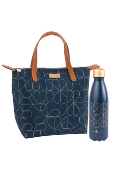 Beau & Elliot Navy Brokenhearted Luxury Lunch Bag & Bottle