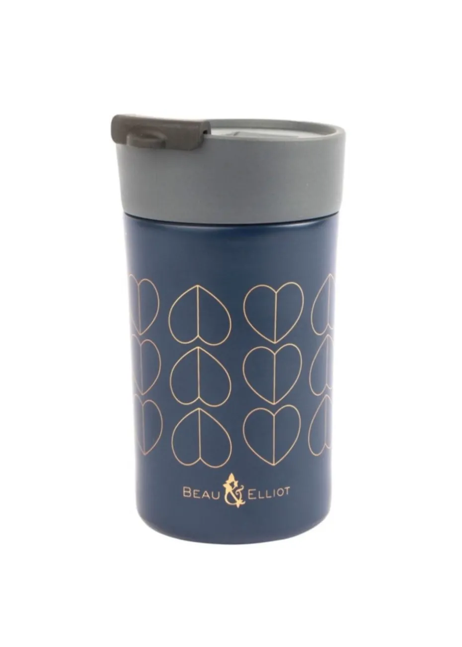 Beau & Elliot Navy Confetti Travel Mug (300ml)
