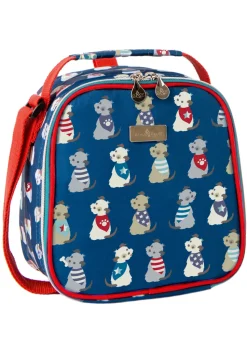 Beau & Elliot Navy Scruffy Pups Kids Lunch Bag & Bottle