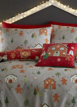 Bedlam Christmas Gingerbread House Duvet Cover Set