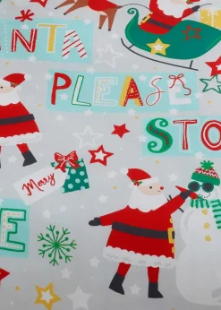 Bedlam Christmas Glow in the Dark Grey Duvet Cover Set