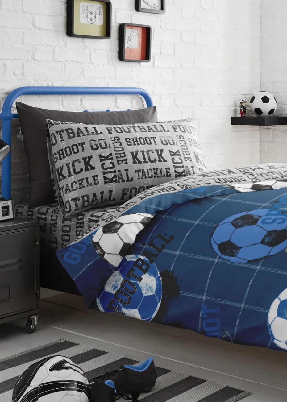 Bedlam Football Blue Duvet Cover Set