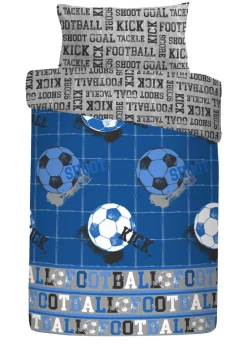 Bedlam Football Blue Duvet Cover Set