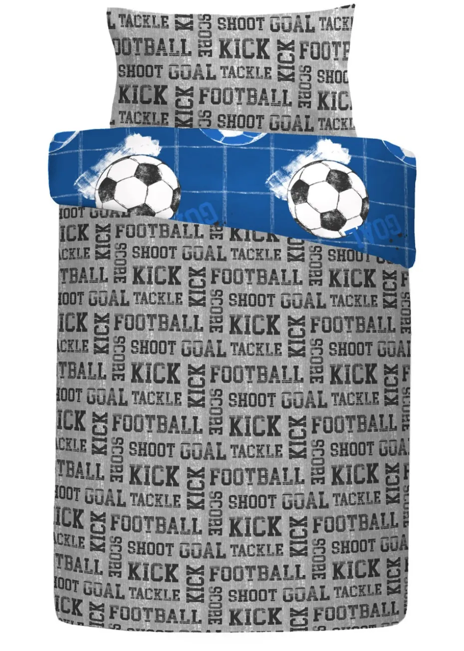 Bedlam Football Blue Duvet Cover Set