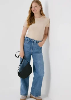 Beige Fitted T-Shirt