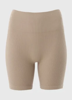 Beige Seamless Cycle Shorts