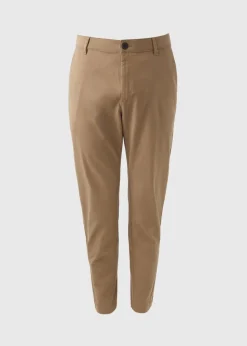 Beige Straight Fit Chinos