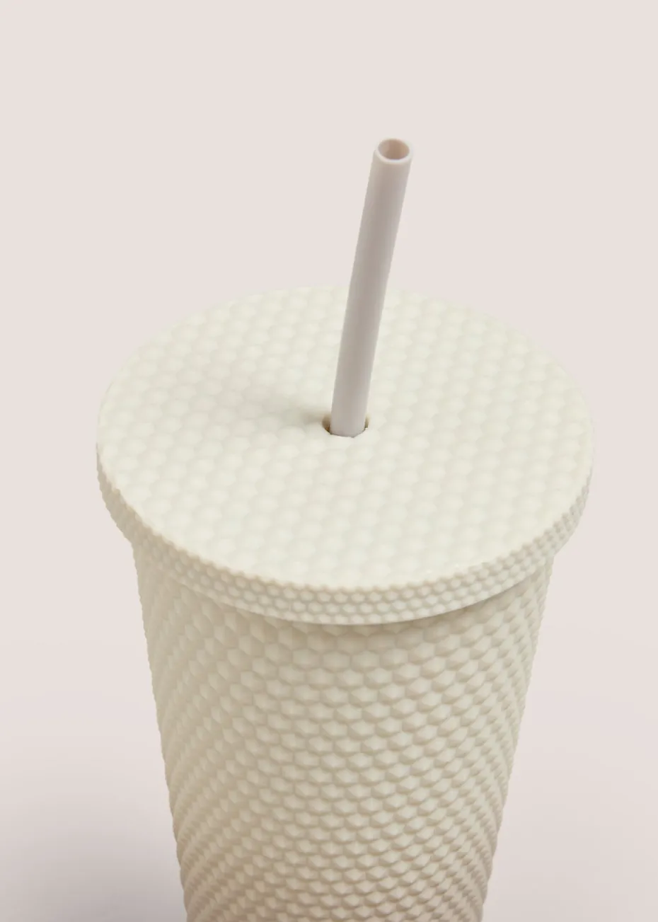 Beige Studded Tumbler