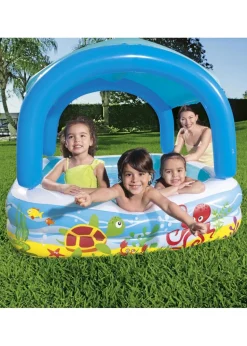 Bestway Sea Blue Canopy Play Pool (58" x 58" x 48")