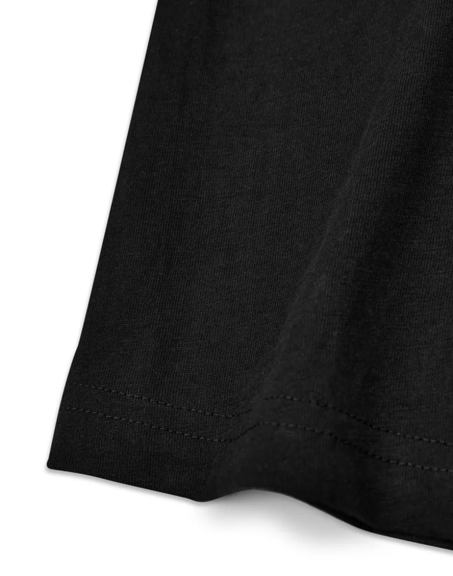 Betty Boop Heart Black Cropped Short Sleeved T-Shirt