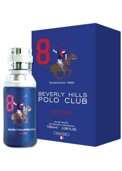 Beverly Hills Polo Club Sport Men Eight Eau De Toilette Spray