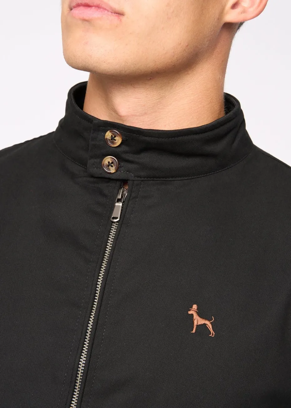 Bewley & Rich Black Tavistock Harrington Jacket