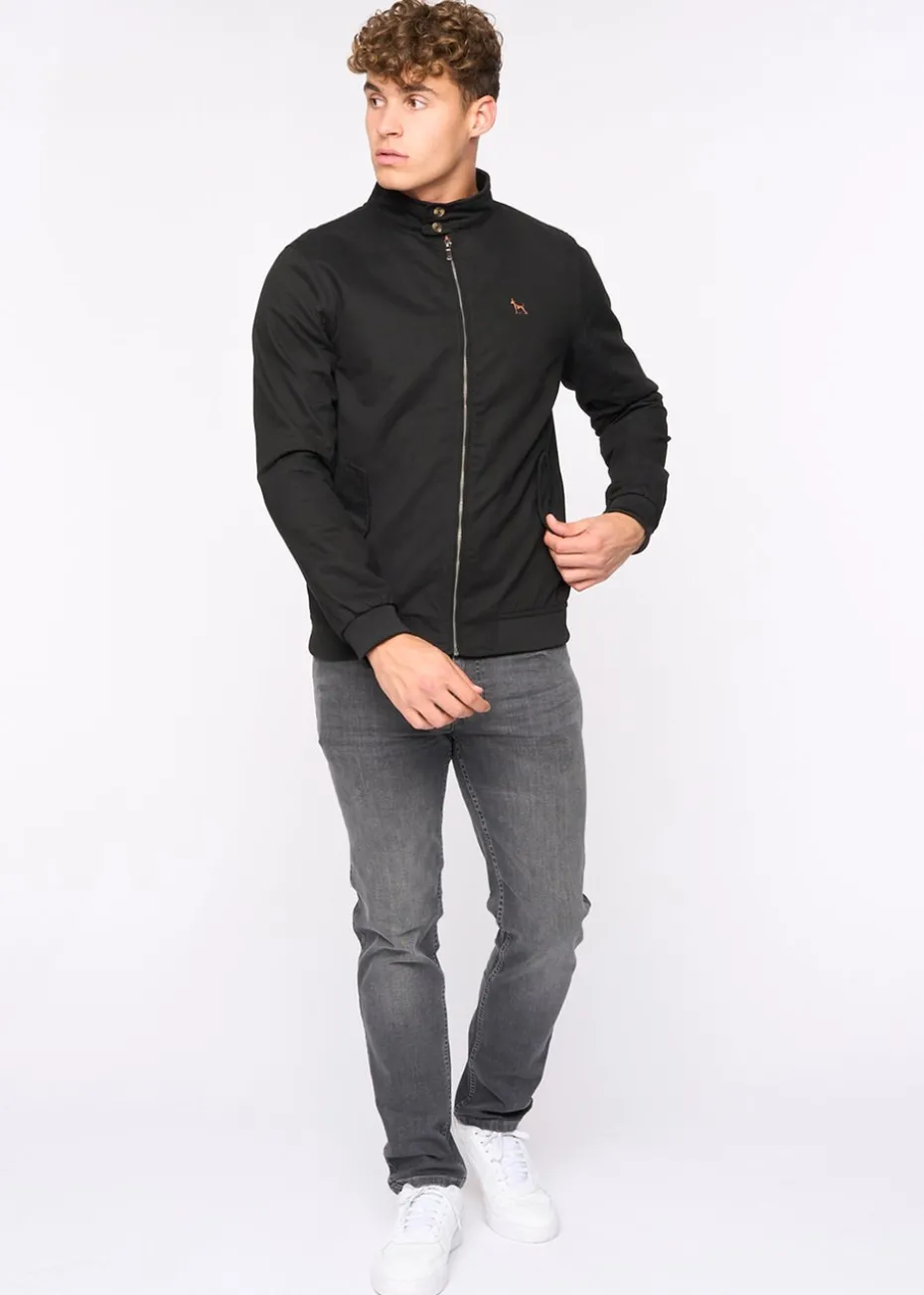 Bewley & Rich Black Tavistock Harrington Jacket