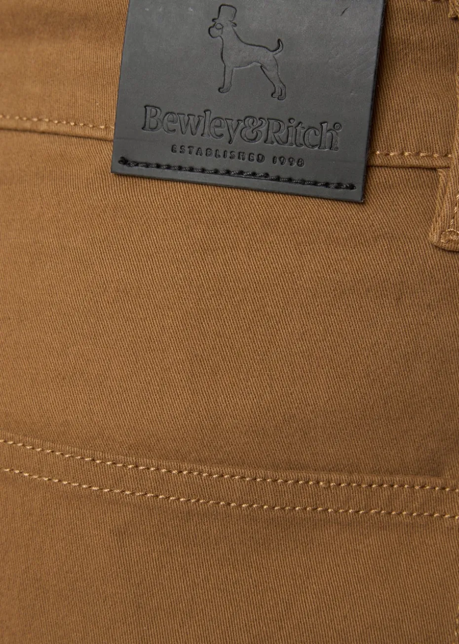 Bewley & Rich Camel Stokland Regular Chinos