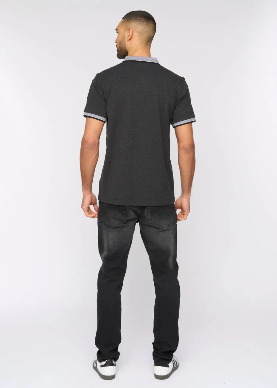 Bewley & Rich Charcoal Marl Eastbrook Polo