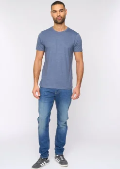 Bewley & Rich Denim Marl Barlowe T-Shirt