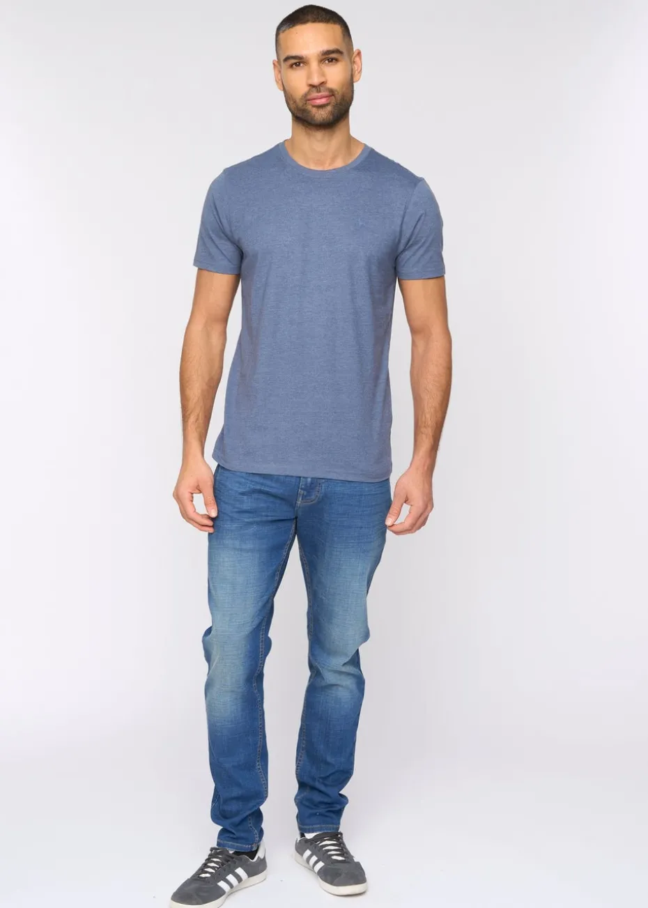 Bewley & Rich Denim Marl Barlowe T-Shirt