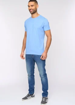 Bewley & Rich Mid Blue Barlowe T-Shirt