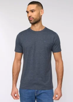 Bewley & Rich Navy Marl Barlowe T-Shirt