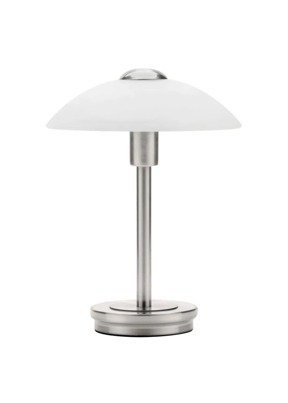 BHS Archie Touch Lamp Satin Nickel (27cm x 20cm)