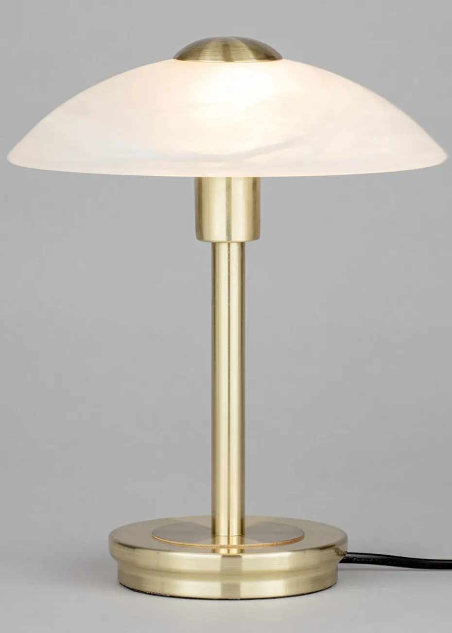 BHS Archie Touch Lamp Satin Brass(27cm x 20cm)