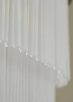 BHS Aubrey Frosted Oval Diner Pendant 5 Light Brass (Adjustable 43-130cm x 82cm)