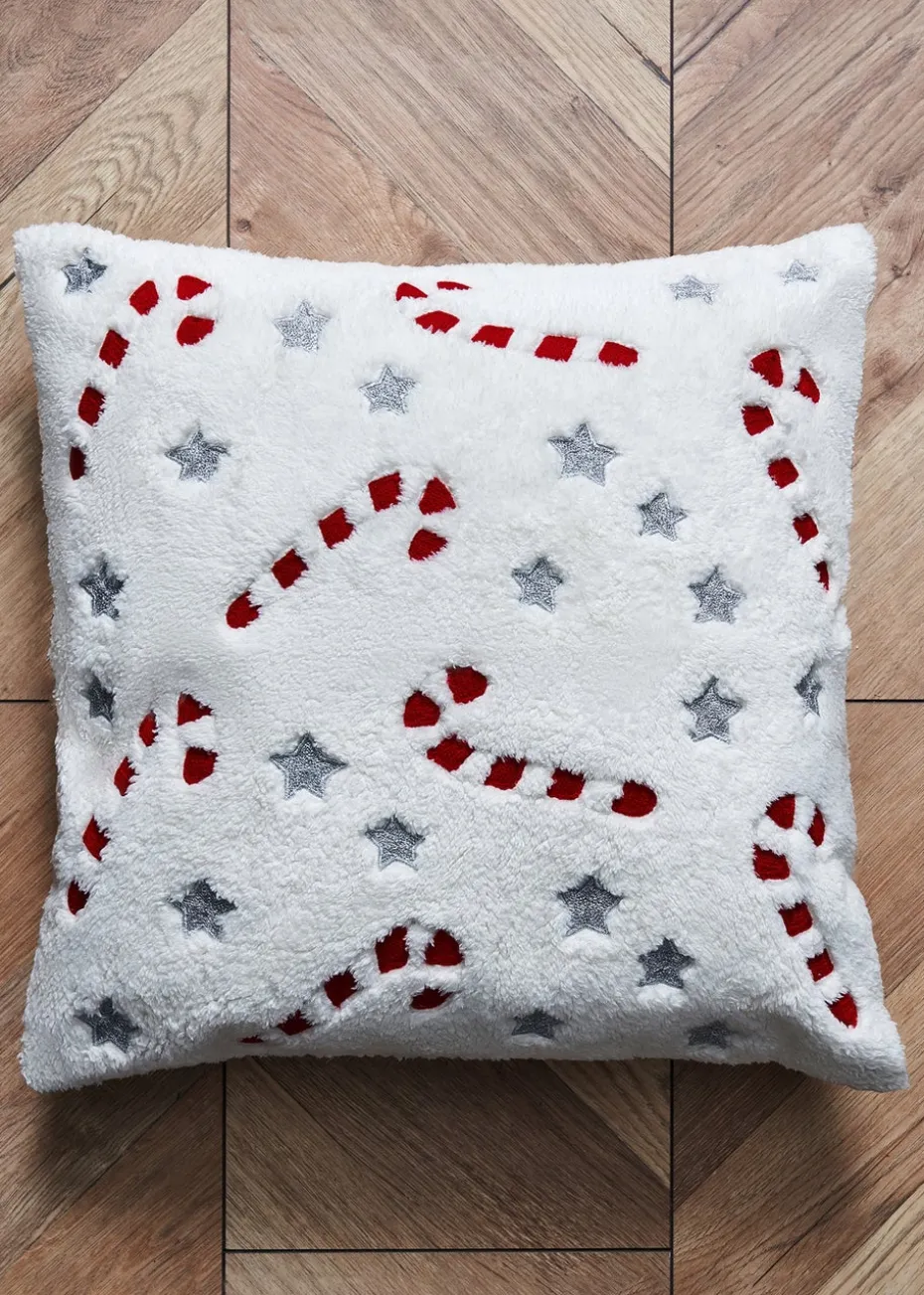 BHS Candy Cane Cushion