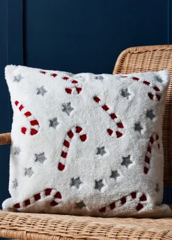 BHS Candy Cane Cushion