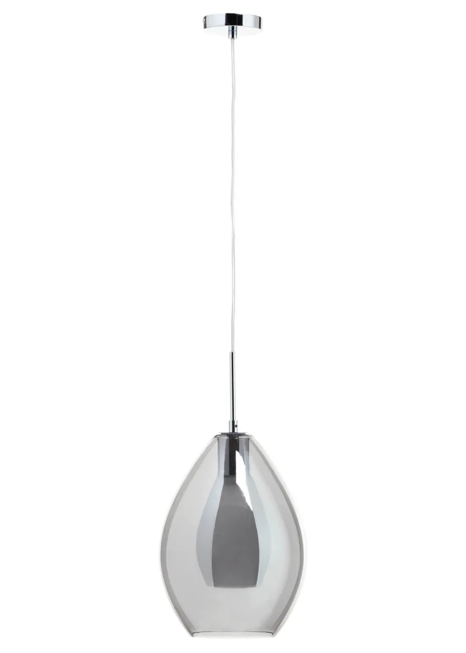BHS Carmella Pendant Chrome (Adjustable 51-103cm x 25cm)