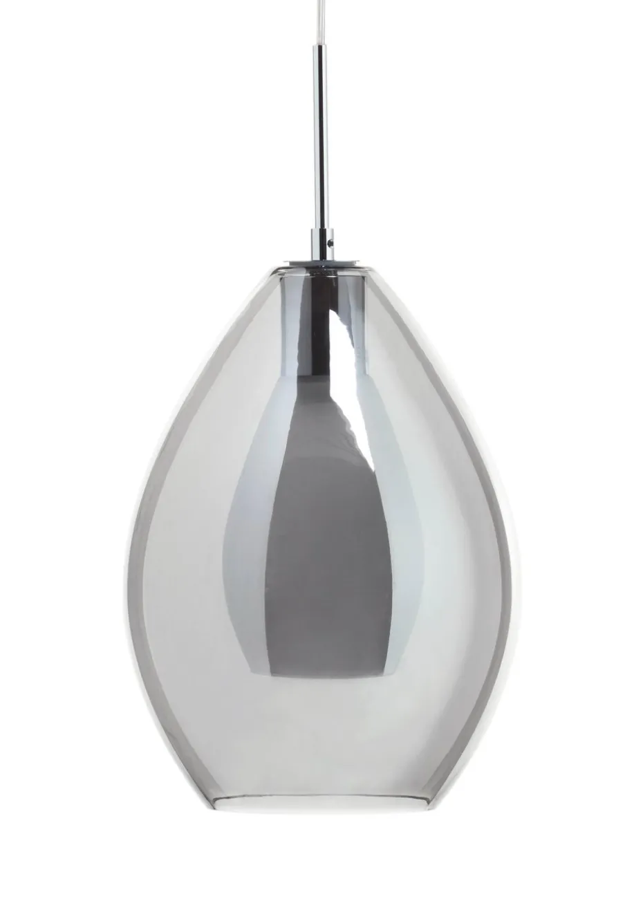BHS Carmella Pendant Chrome (Adjustable 51-103cm x 25cm)