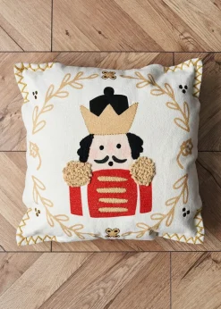 BHS Cream Nutcracker Cushion