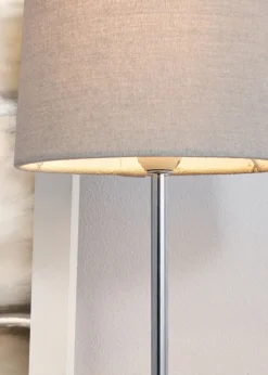 BHS Grey Touch Stick Table Lamp (40cm x 15cm x 15cm)