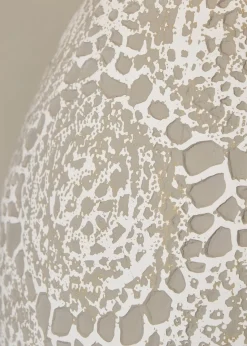 BHS Inar Textured Ceramic Table Lamp Natural (52cm x 30cm)