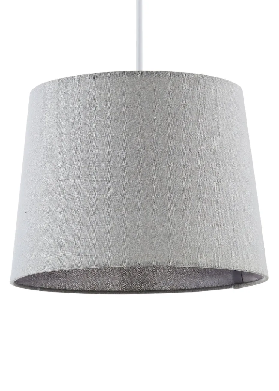 BHS Lang Linen Easyfit Shade Grey (22cm x 30cm)