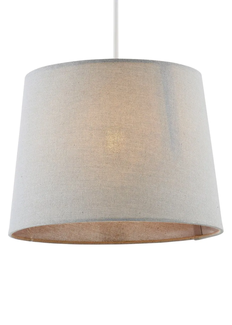BHS Lang Linen Easyfit Shade Grey (22cm x 30cm)