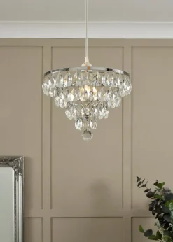 BHS Lighting Elianis Easyfit Chrome (21cm x 30cm)