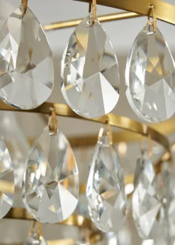 BHS Lighting Elianis Easyfit Brass (21cm x 30cm)