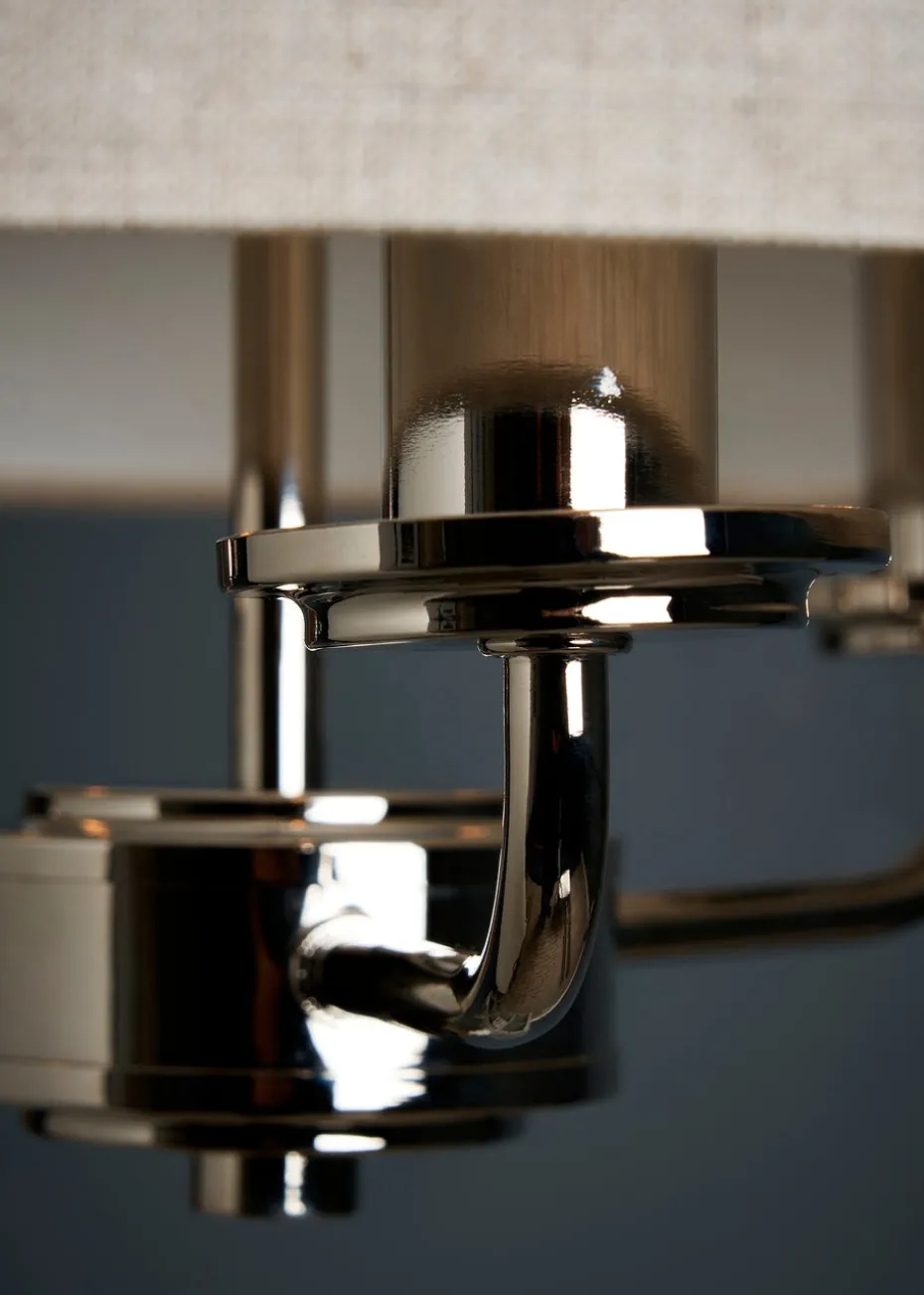 BHS Lighting Harley Ceiling 3 Light Chrome (40-120cm x 45cm)