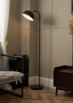 BHS Lighting Trevi Floor Lamp Black (155cm x 25cm)