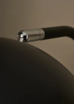 BHS Lighting Trevi Floor Lamp Black (155cm x 25cm)