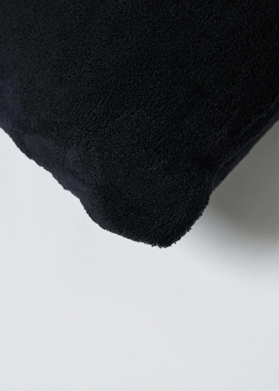 BHS Microfleece Black Cushion (59x59cm)
