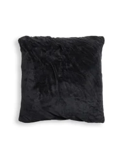 BHS Microfleece Black Cushion (59x59cm)