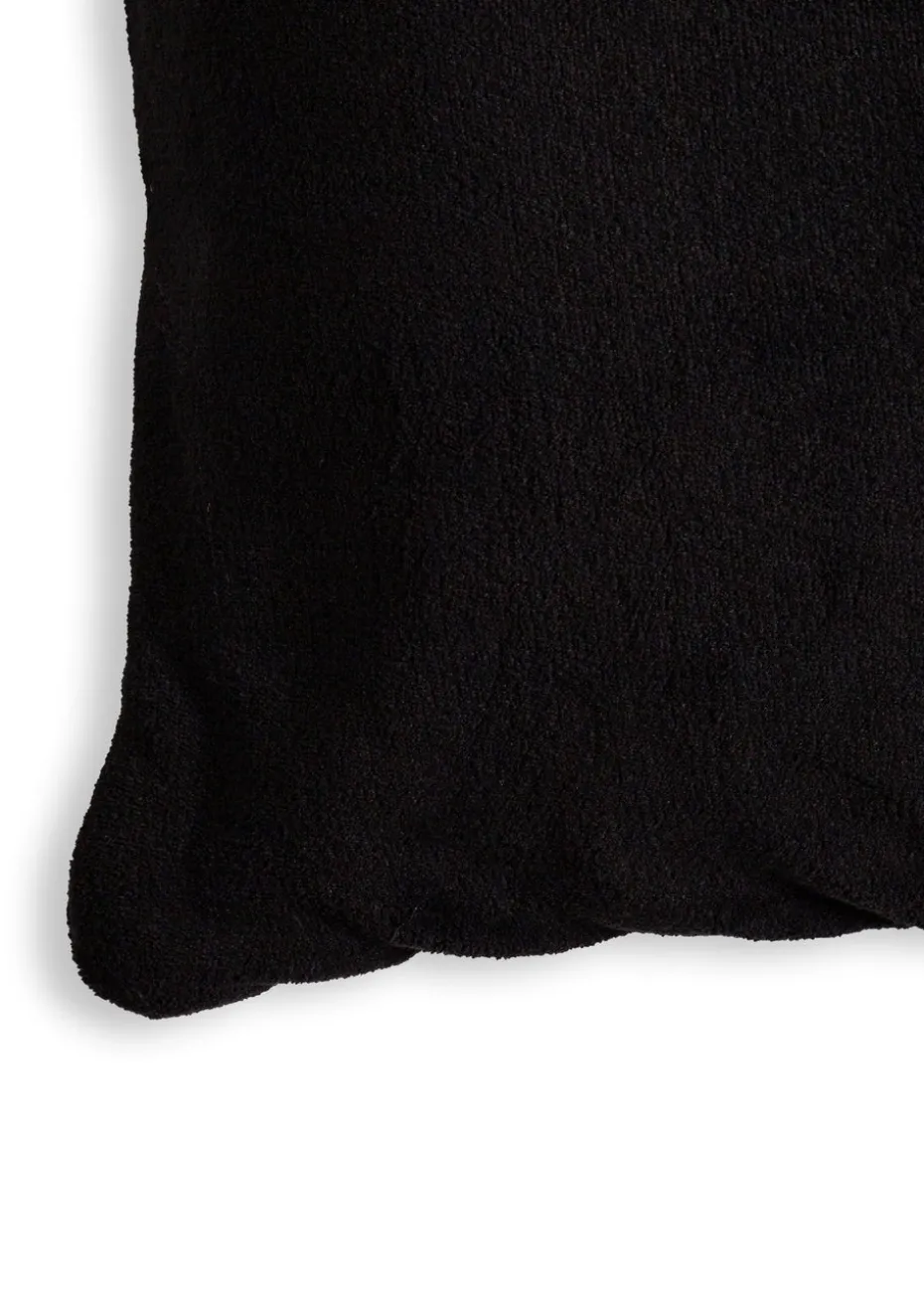 BHS Microfleece Black Cushion (59x59cm)