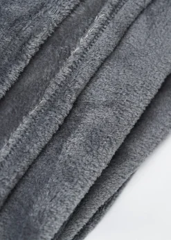 BHS Microfleece Charcoal Throw (140 x 180cm)