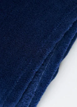 BHS Microfleece Navy Throw (140 x 180cm)
